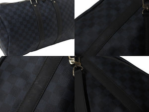 LOUIS VUITTON Keepall Bandouliere 45 Boston Bag 2WAY Damier Ecobalt N41349 Good Condition Used 4c076578
