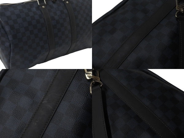 LOUIS VUITTON Keepall Bandouliere 45 Boston Bag 2WAY Damier Ecobalt N41349 Good Condition Used 4c076578