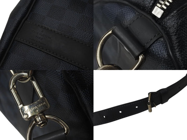 LOUIS VUITTON Keepall Bandouliere 45 Boston Bag 2WAY Damier Ecobalt N41349 Good Condition Used 4c076578
