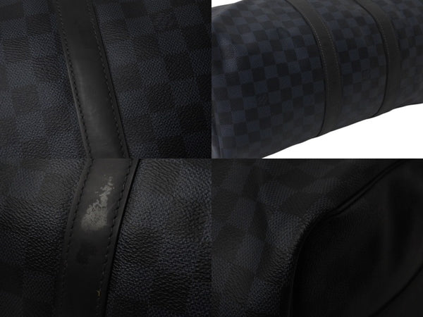 LOUIS VUITTON Keepall Bandouliere 45 Boston Bag 2WAY Damier Ecobalt N41349 Good Condition Used 4c076578