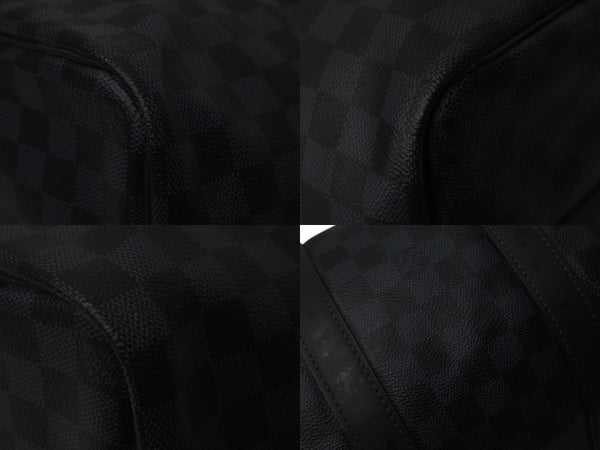 LOUIS VUITTON Keepall Bandouliere 45 Boston Bag 2WAY Damier Ecobalt N41349 Good Condition Used 4c076578