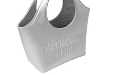 画像をギャラリービューアに読み込む, 極美品 BALENCIAGA バレンシアガ ハンドバッグ MARY KATE XS メアリーケイト XS シルバー レザー 747036 中古 4c076583