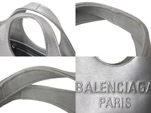 画像をギャラリービューアに読み込む, 極美品 BALENCIAGA バレンシアガ ハンドバッグ MARY KATE XS メアリーケイト XS シルバー レザー 747036 中古 4c076583