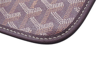 画像をギャラリービューアに読み込む, 新品未使用 GOYARD ゴヤール アンジュ ハンドバッグ ポーチ ワインボルドー ゴヤールディンキャンバス 中古 4c076588