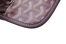 画像をギャラリービューアに読み込む, 新品未使用 GOYARD ゴヤール アンジュ ハンドバッグ ポーチ ワインボルドー ゴヤールディンキャンバス 中古 4c076588
