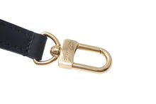 Load image into Gallery viewer, 極美品 LOUIS VUITTON ルイヴィトン エピ用 ショルダーストラップ 替え用 レザー ブラック ゴールド金具 中古 4c076590