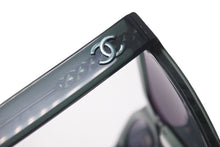 Load image into Gallery viewer, CHANEL シャネル サングラス アイウェア 5380-A c.1546/C0 サイズ56◻︎17 140 ココマーク クリアグリーン 美品 中古 4c076605