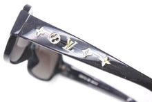 画像をギャラリービューアに読み込む, LOUIS VUITTON ルイヴィトン オプセシオンカレモノグラム オーバルサングラス Z0311E グラデーションレンズ ブラック ラメ 美品 中古 4c076606