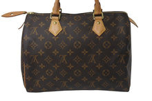 Load image into Gallery viewer, 極美品 LOUIS VUITTON ルイヴィトン モノグラム スピーディ30 ハンドバッグ ミニボストン M41108 新型 ブラウン 中古 4c076610