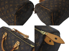 Load image into Gallery viewer, 極美品 LOUIS VUITTON ルイヴィトン モノグラム スピーディ30 ハンドバッグ ミニボストン M41108 新型 ブラウン 中古 4c076610