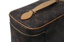 画像をギャラリービューアに読み込む, 極美品 LOUIS VUITTON ルイヴィトン モノグラム ニースBB バニティバッグ M42265 ブラウン ゴールド金具 中古 4c076616
