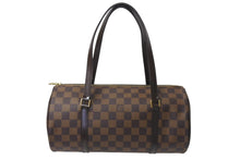 Load image into Gallery viewer, 極美品 LOUIS VUITTON ルイヴィトン ハンドバッグ パピヨン30 ダミエキャンバス N51303 ブラウン ゴールド金具 中古 4c076619