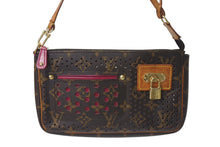 画像をギャラリービューアに読み込む, LOUIS VUITTON ルイヴィトン モノグラムペルフォ ポシェットアクセソワール アクセサリーポーチ M95183 フューシャ 美品 中古 4c076623