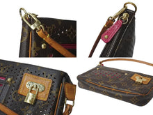 画像をギャラリービューアに読み込む, LOUIS VUITTON ルイヴィトン モノグラムペルフォ ポシェットアクセソワール アクセサリーポーチ M95183 フューシャ 美品 中古 4c076623