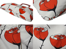 Load image into Gallery viewer, MIUMIU ミュウミュウ ハンドバッグ 花柄 チューリップ ホワイト レッド ナイロン レザー サイズ31 美品 中古 4c076631