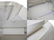 画像をギャラリービューアに読み込む, BALENCIAGA バレンシアガ THE PAPER ザペーパー ハンドバッグ アイボリー レザー 370926 手持ち 鞄 美品 中古 4c076635