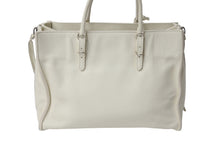 画像をギャラリービューアに読み込む, BALENCIAGA バレンシアガ THE PAPER ザペーパー ハンドバッグ アイボリー レザー 370926 手持ち 鞄 美品 中古 4c076635