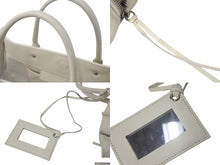 画像をギャラリービューアに読み込む, BALENCIAGA バレンシアガ THE PAPER ザペーパー ハンドバッグ アイボリー レザー 370926 手持ち 鞄 美品 中古 4c076635