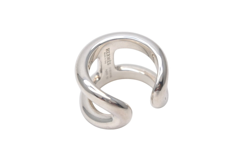 極美品 HERMES エルメス オスモズ GM リング 指輪 フランス製 シルバー925 15.7g サイズ13号 中古 4c076648