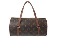 Load image into Gallery viewer, LOUIS VUITTON ルイヴィトン モノグラム パピヨン26 ハンドバッグ M51386 ブラウン ロゴ ゴールド金具 美品 中古 4c076654