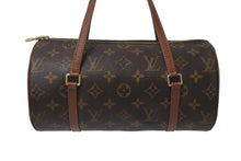 Load image into Gallery viewer, LOUIS VUITTON ルイヴィトン モノグラム パピヨン26 ハンドバッグ M51386 ブラウン ロゴ ゴールド金具 美品 中古 4c076654