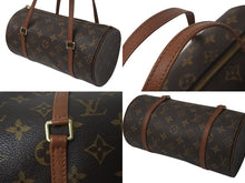 Load image into Gallery viewer, LOUIS VUITTON ルイヴィトン モノグラム パピヨン26 ハンドバッグ M51386 ブラウン ロゴ ゴールド金具 美品 中古 4c076654