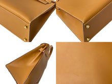 画像をギャラリービューアに読み込む, HERMES エルメス ケリー 28 外縫い ブラック □G刻印 ヴォーシャモニー V金具 ゴールド金具 ハンドバッグ 中古 4c076674