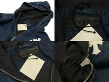 Load image into Gallery viewer, 極美品 CHROME HEARTS クロムハーツ RUCKUS ハーフジップ デニムノアラック パーカー メンズ M 中古 4c076693