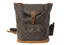 Load image into Gallery viewer, LOUIS VUITTON ルイヴィトン モンスリGM バックパック リュックサック モノグラム M51135 良品 中古 4c076695