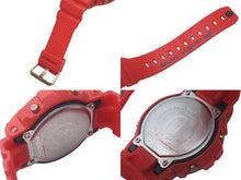 Load image into Gallery viewer, CASIO G-SHOCK A BATHING APE カシオ アベイシングエイプ コラボウォッチ 腕時計 DW-6900 レッド シルバー金具 中古 4c076704