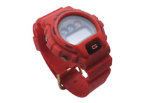 Load image into Gallery viewer, CASIO G-SHOCK A BATHING APE カシオ アベイシングエイプ コラボウォッチ 腕時計 DW-6900 レッド シルバー金具 中古 4c076704