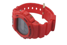 Load image into Gallery viewer, CASIO G-SHOCK A BATHING APE カシオ アベイシングエイプ コラボウォッチ 腕時計 DW-6900 レッド シルバー金具 中古 4c076704