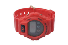 Load image into Gallery viewer, CASIO G-SHOCK A BATHING APE カシオ アベイシングエイプ コラボウォッチ 腕時計 DW-6900 レッド シルバー金具 中古 4c076704