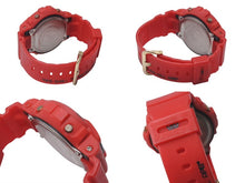 Load image into Gallery viewer, CASIO G-SHOCK A BATHING APE カシオ アベイシングエイプ コラボウォッチ 腕時計 DW-6900 レッド シルバー金具 中古 4c076704