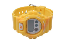 Load image into Gallery viewer, CASIO G-SHOCK A BATHING APE カシオ アベイシングエイプ コラボウォッチ 腕時計 DW-6900 イエロー シルバー金具 中古 4c076705