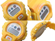 Load image into Gallery viewer, CASIO G-SHOCK A BATHING APE カシオ アベイシングエイプ コラボウォッチ 腕時計 DW-6900 イエロー シルバー金具 中古 4c076705