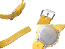 Load image into Gallery viewer, CASIO G-SHOCK A BATHING APE カシオ アベイシングエイプ コラボウォッチ 腕時計 DW-6900 イエロー シルバー金具 中古 4c076705