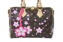 Load image into Gallery viewer, 新品未使用 LOUIS VUITTON ルイヴィトン LV TM スピーディー バンドリエール25 チェリーブロッサム ハンドバッグ M14174 中古 4c076720