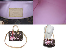 Load image into Gallery viewer, 新品未使用 LOUIS VUITTON ルイヴィトン LV TM スピーディー バンドリエール25 チェリーブロッサム ハンドバッグ M14174 中古 4c076720