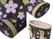 Load image into Gallery viewer, 新品未使用 LOUIS VUITTON LV × TM ルイヴィトン ナノ バケット ハンドバッグ M13417 モノグラム チェリーブロッサム 村上隆 中古 4c076721