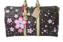 画像をギャラリービューアに読み込む, 新品未使用 LOUIS VUITTON ルイヴィトン LV × TM キーポル バンドリエール 45 チェリー モノグラム 村上隆 M13752 中古 4c076723