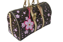 画像をギャラリービューアに読み込む, 新品未使用 LOUIS VUITTON ルイヴィトン LV × TM キーポル バンドリエール 45 チェリー モノグラム 村上隆 M13752 中古 4c076723