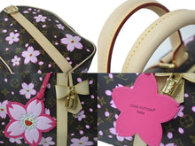 画像をギャラリービューアに読み込む, 新品未使用 LOUIS VUITTON ルイヴィトン LV × TM キーポル バンドリエール 45 チェリー モノグラム 村上隆 M13752 中古 4c076723