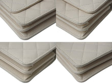 Load image into Gallery viewer, CHANEL シャネル チェーンクラッチ ショルダーバッグ AP4184 ランダム番台 ココマーク キルティング ベージュ 美品 中古 4c076729