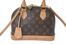 Load image into Gallery viewer, LOUIS VUITTON ルイヴィトン モノグラム アルマBB 2WAYハンドバッグ M53152 ショルダー ロゴ ゴールド金具 良品 中古 4c076734