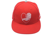 画像をギャラリービューアに読み込む, 新品未使用 CHROME HEARTS クロムハーツ ベースボールキャップ 帽子 サイズ7 1/4 ケルティックハート ハート刺繍 中古 4c076736