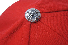 画像をギャラリービューアに読み込む, 新品未使用 CHROME HEARTS クロムハーツ ベースボールキャップ 帽子 サイズ7 1/4 ケルティックハート ハート刺繍 中古 4c076736