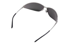 画像をギャラリービューアに読み込む, BALENCIAGA バレンシアガ SS24 RAZOR CAT キャットアイ サングラス ミラーレンズ シルバー BB0315S 001 XL 美品 中古 4c076737