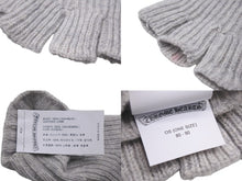 画像をギャラリービューアに読み込む, CHROME HEARTS クロムハーツ CHプラス クロスパッチ グローブ 手袋 カシミヤ ラムスキン フィンガーレス ワンサイズ 美品 中古 4c076742