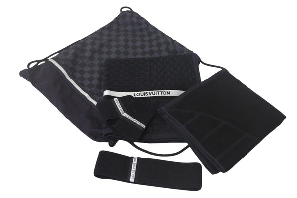 Very good condition Louis Vuitton Damier Graphite Gym Set Black M72514 Complete with accessories Used 4c068288